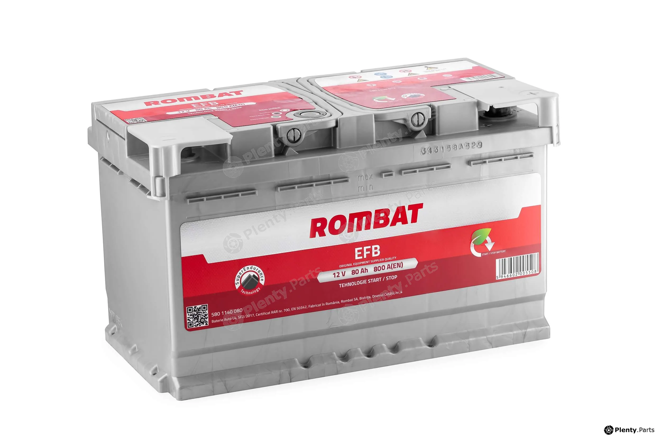 Rombat 5801140080 — Starter Battery EFB