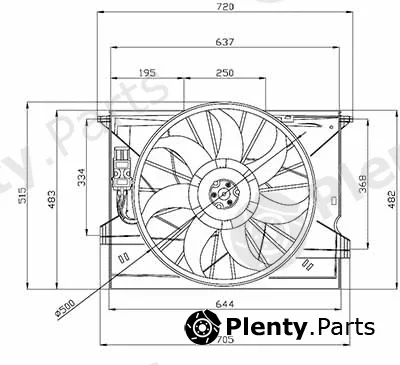 Doga EME038 — Fan, engine cooling