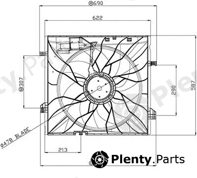 Doga EME041 — Fan, engine cooling