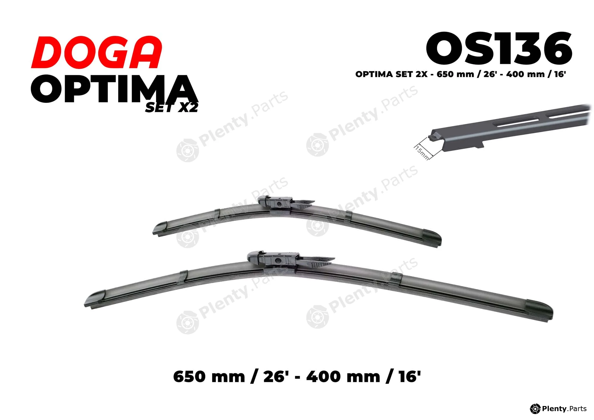 Doga OS136 — Wiper Blade