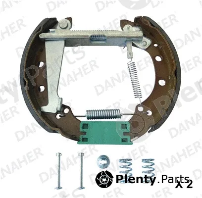 Danaher 110.10127 — Brake Shoe Set Assembly