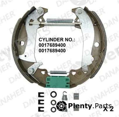 Danaher 210.01.10461A — Brake Shoe Set Assembly