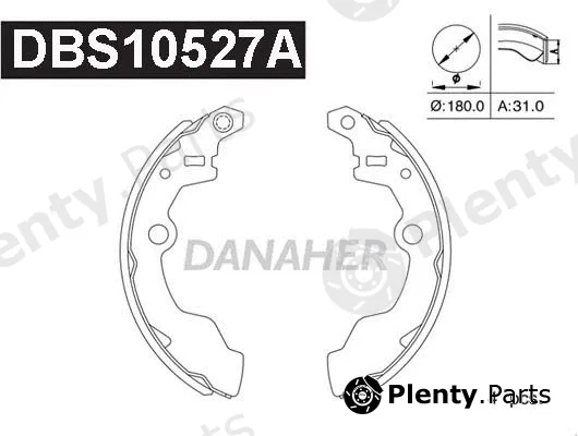 Danaher DBS10527A — Brake Shoe Set