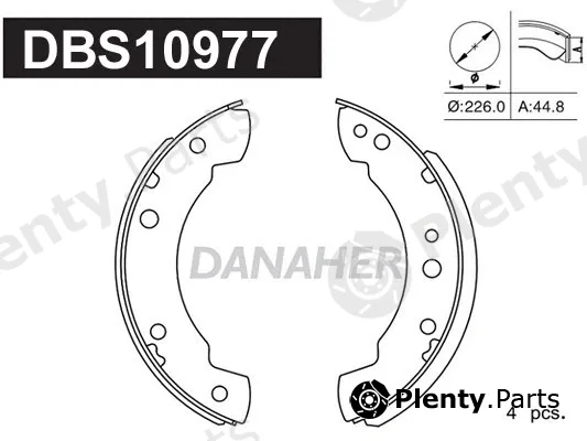 Danaher DBS10977 — Brake Shoe Set