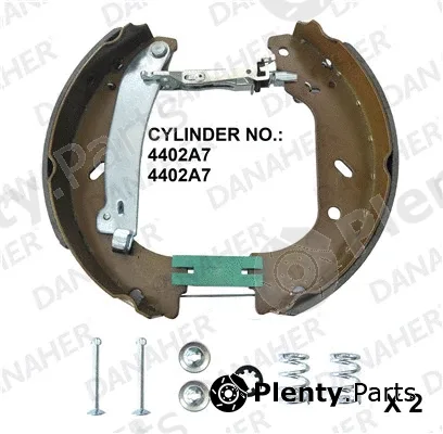 Danaher 210.00.10502A — Brake Shoe Set Assembly