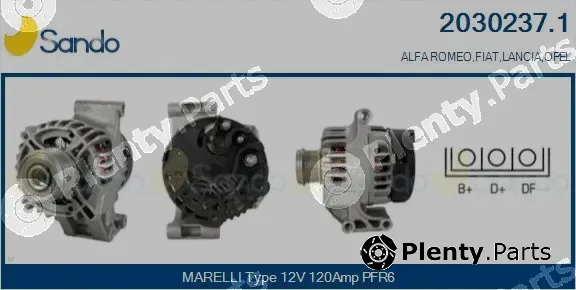 Sando 2030237.1 — Alternator