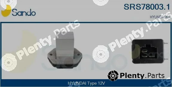 Sando SRS78003.1 — Resistor, interior blower