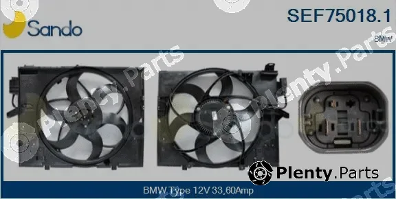 Sando SEF75018.1 — Electric Motor, radiator fan