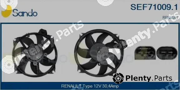 Sando SEF71009.1 — Electric Motor, radiator fan