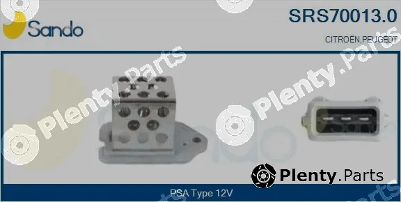 Sando SRS70013.0 — Series resistor, electric motor (radiator fan)
