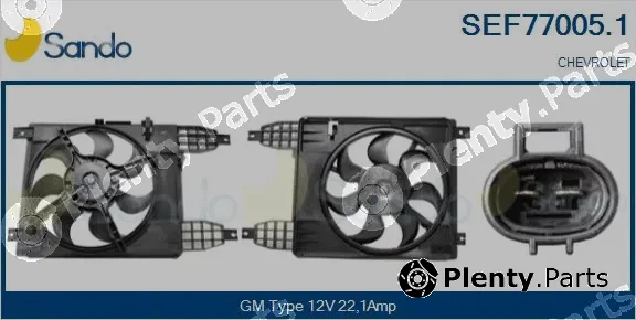 Sando SEF77005.1 — Electric Motor, radiator fan