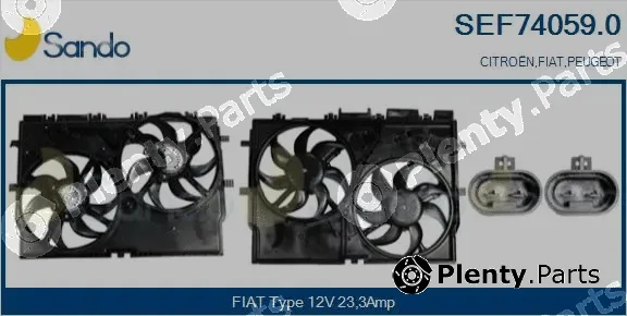 Sando SEF74059.0 — Electric Motor, radiator fan