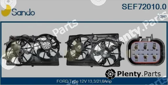 Sando SEF72010.0 — Electric Motor, radiator fan