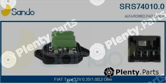 Sando SRS74010.0 — Resistor, interior blower