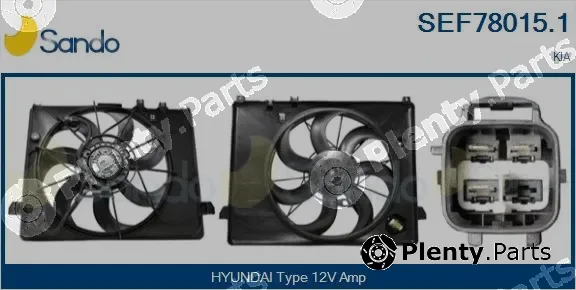 Sando SEF78015.1 — Electric Motor, radiator fan