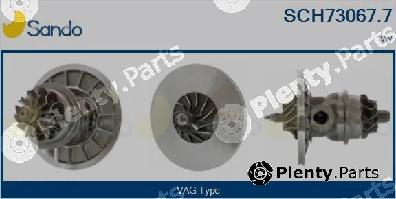 Sando SCH73067.7 — Core assembly, turbocharger