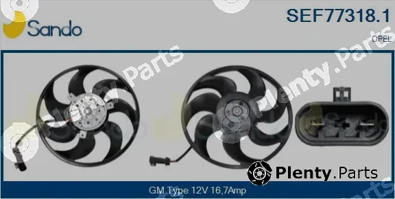 Sando SEF77318.1 — Fan, engine cooling