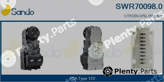 Sando SWR70098.0 — Switch, window regulator