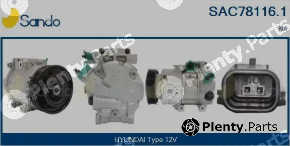 Sando SAC78116.1 — Compressor, air conditioning