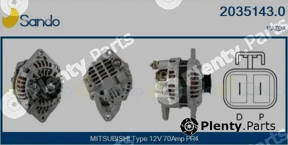 Sando 2035143.0 — Alternator