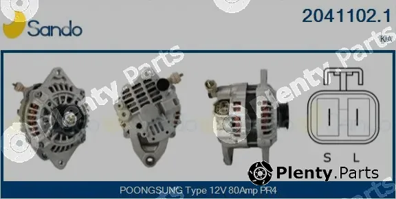 Sando 2041102.1 — Alternator