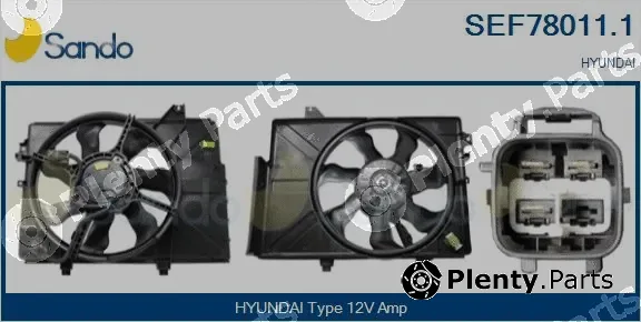 Sando SEF78011.1 — Electric Motor, radiator fan