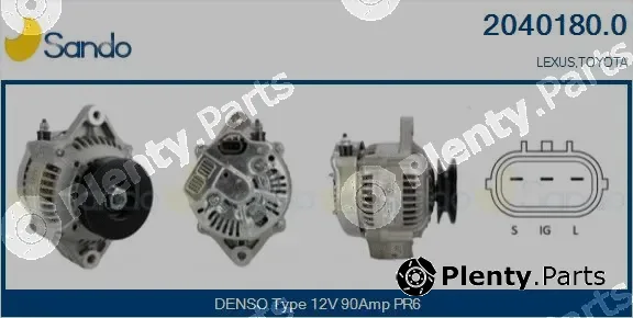 Sando 2040180.0 — Alternator