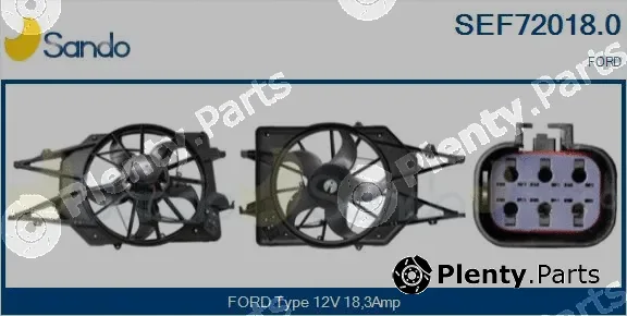 Sando SEF72018.0 — Electric Motor, radiator fan