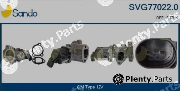 Sando SVG77022.0 — EGR Valve