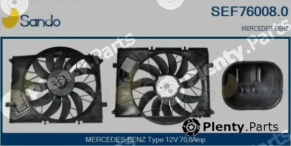 Sando SEF76008.0 — Electric Motor, radiator fan