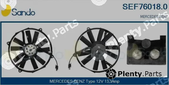Sando SEF76018.0 — Electric Motor, radiator fan