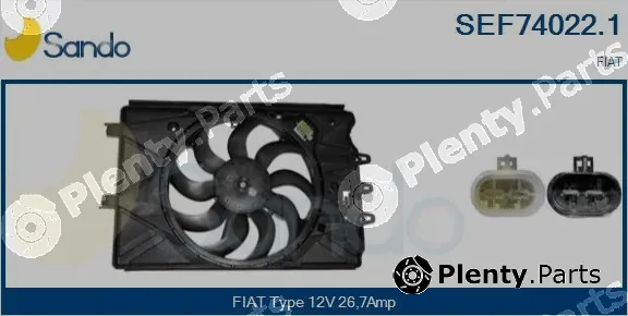 Sando SEF74022.1 — Electric Motor, radiator fan