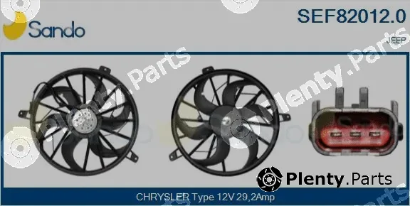 Sando SEF82012.0 — Electric Motor, radiator fan