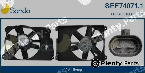 Sando SEF74071.1 — Electric Motor, radiator fan