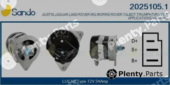 Sando 2025105.1 — Alternator