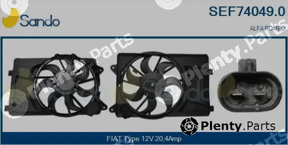Sando SEF74049.0 — Electric Motor, radiator fan