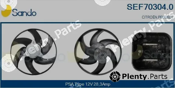 Sando SEF70304.0 — Electric Motor, radiator fan