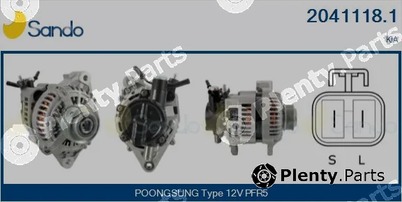 Sando 2041118.1 — Alternator
