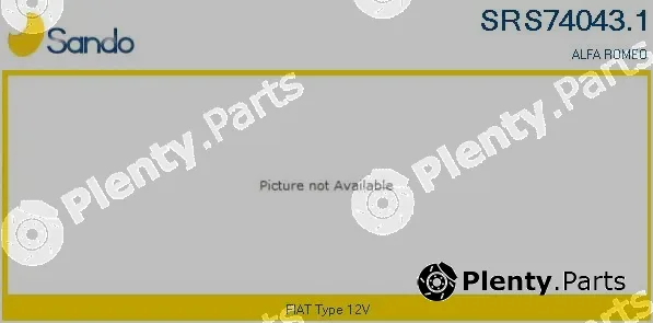 Sando SRS74043.1 — Resistor, interior blower