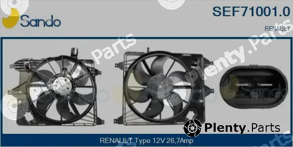 Sando SEF71001.0 — Electric Motor, radiator fan