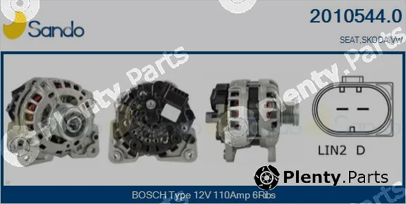 Sando 2010544.0 — Alternator