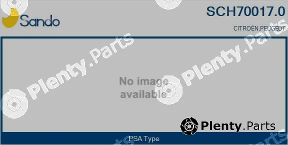 Sando SCH70017.0 — Core assembly, turbocharger