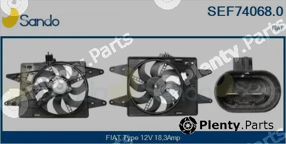 Sando SEF74068.0 — Electric Motor, radiator fan