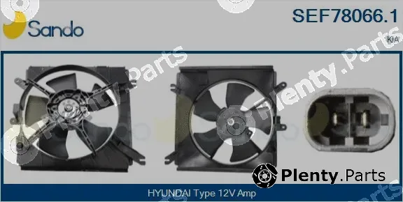 Sando SEF78066.1 — Electric Motor, radiator fan