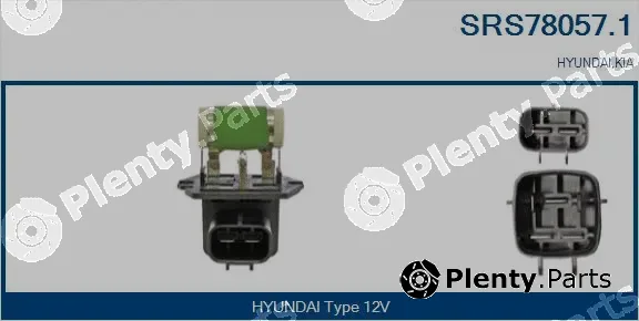 Sando SRS78057.1 — Series resistor, electric motor (radiator fan)