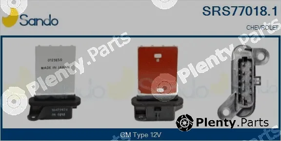 Sando SRS77018.1 — Resistor, interior blower