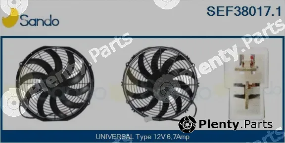 Sando SEF38017.1 — Electric Motor, radiator fan