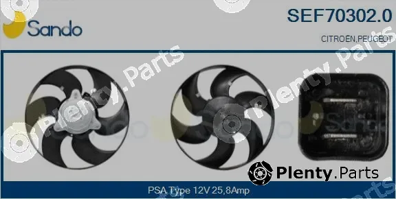 Sando SEF70302.0 — Fan, engine cooling