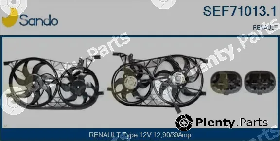Sando SEF71013.1 — Electric Motor, radiator fan
