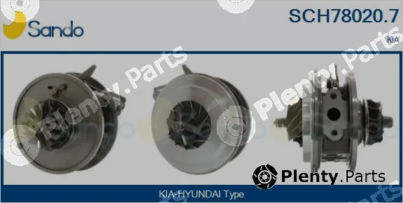 Sando SCH78020.7 — Core assembly, turbocharger